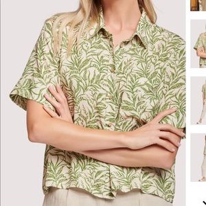 Lost + Wander Pure Vida Button Down NWOT XS